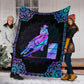Horse Love Run So Fast Flannel Blanket For Cozy Bedroom Sofa Decor