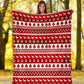 Christmas Simple But Nice Flannel Blanket For Cozy Bedroom Sofa Decor