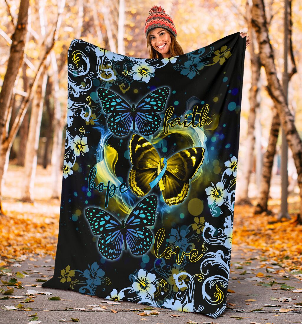 Down Syndrome Awareness Flannel Blanket For Cozy Bedroom Sofa Decor