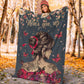 Breast Cancer Awareness Butterfly Flannel Blanket For Cozy Bedroom Sofa Decor