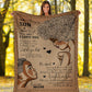 Africa To My Son African American Flannel Blanket For Cozy Bedroom Sofa Decor