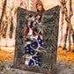 Hunting American Hunters Flannel Blanket For Cozy Bedroom Sofa Decor