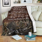 Hunting Love I Love You Flannel Blanket For Cozy Bedroom Sofa Decor