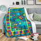 Autism Accept Understand Love Autism Awareness Flannel Blanket For Cozy Bedroom Sofa Decor