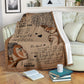 Africa To My Son African American Flannel Blanket For Cozy Bedroom Sofa Decor
