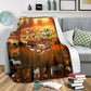 Horse I Love Horses Flannel Blanket For Cozy Bedroom Sofa Decor