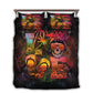Summer Beach Skull Bedding Cover For Gothic Bedroom Decor