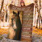 Horse God Says You Are Leather Pattern Flannel Blanket For Cozy Bedroom Sofa Decor