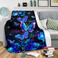 Mental Health Awareness Butterfly Flannel Blanket For Cozy Bedroom Sofa Decor