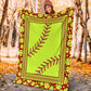 Softball Love Sport In Life Flannel Blanket For Cozy Bedroom Sofa Decor