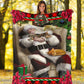 Cat All I Want For Christmas Is A Nap Flannel Blanket For Cozy Bedroom Sofa Decor