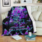 Hope Awareness Butterfly Flannel Blanket For Cozy Bedroom Sofa Decor
