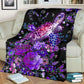 Turtle Purple Turtle Flannel Blanket For Cozy Bedroom Sofa Decor