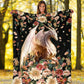 Dragon White Dragon Floral Flannel Blanket For Cozy Bedroom Sofa Decor