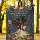 Dragonfly Girl Dragonfly I'm The Storm Flannel Blanket For Cozy Bedroom Sofa Decor