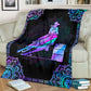 Horse Love Run So Fast Flannel Blanket For Cozy Bedroom Sofa Decor