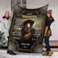 Dragon To My Daughter I Believe In You I Love You Flannel Blanket For Cozy Bedroom Sofa Decor