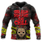 Cat Spooky Movie Night Hoodie For Halloween Adventures Comfortable Style And Seasonal Gifting