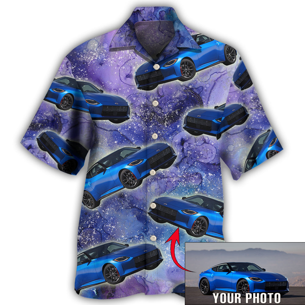 Car Various Custom Photo Hawaiian Shirt Pattern View For Relaxed Warm Weather Outfits
