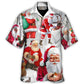 Funny Christmas Santa Story Hawaiian Shirt For Summer Vacation And Beach Travel