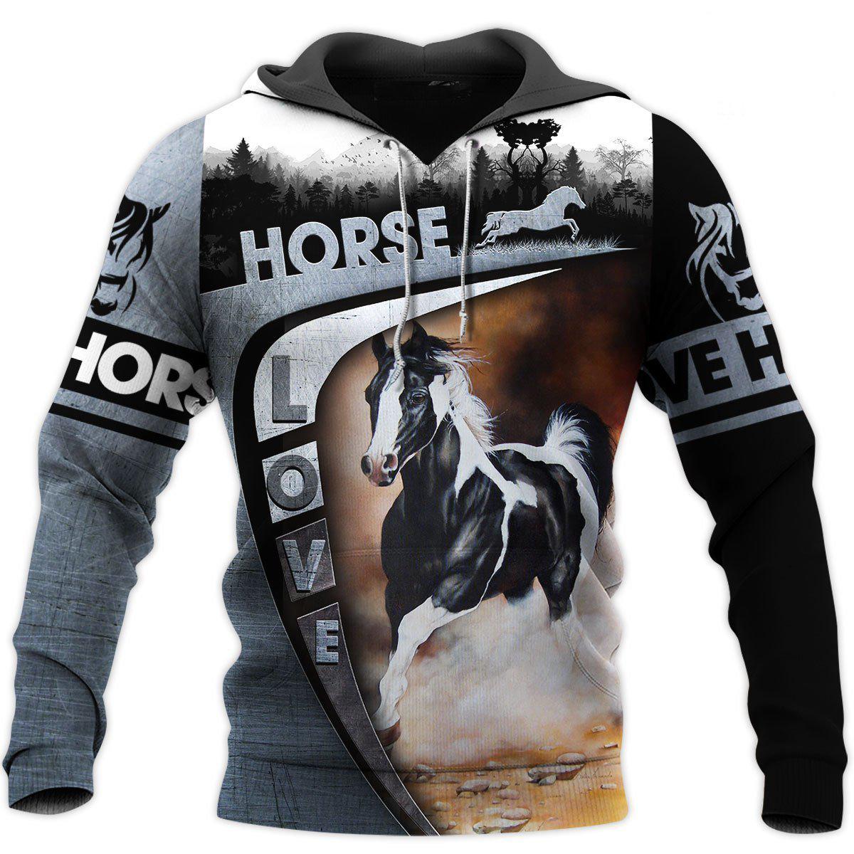 Beautiful Horse Racing Hoodie For Ranch Style Adventures Daily Wear And Thoughtful Gifts