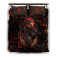 Lava Dragon Underworld Bedding Cover For Fantasy Bedroom Decor