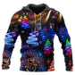 Neon Winter Friends Hoodie For Festive Celebrations Seasonal Trips And Relaxed Winter Wear
