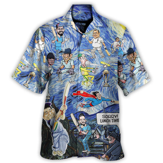 Funny Cricket Sport Play Amazing Hawaiian Shirt For Coastal Adventures And Warm Weather Wear