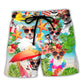 Jack Russell Terrier Dog Lover Beach Theme Beach Shorts For Wildlife Inspired Summer Style