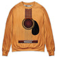 Guitar Music Sweater For Concert Outings Weekend Travel And Relaxed Everyday Styling