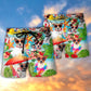 Coastal Jack Russell Terrier Beach Shorts For Weekend Travel, Resort Wear, And Versatile Outdoor Wear