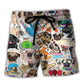 Pug Dog Cute Lover Beach Shorts For Wildlife Inspired Summer Style