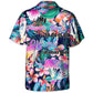 Parasailing Adventure Graphic Hawaiian Shirt For Island Vacations, Resort Wear, And Relaxed Seasonal Style