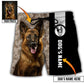 German Shepherd Lovely Dog Personalized Photo Beach Shorts Pattern Detail For Sunny Outdoor Activities