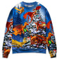 Christmas Dragon Family Holiday Lights Sweater For Festive Parties Family Photos And Comfortable Seasonal Wear