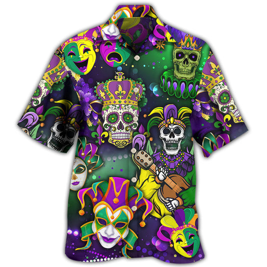 Festival Creative Pattern Hawaiian Shirt All Over Print Detail For Island Holidays