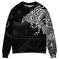 Viking Raven Valhalla Myth Sweater For Outdoor Gatherings Weekend Trips And Bold Casual Styling