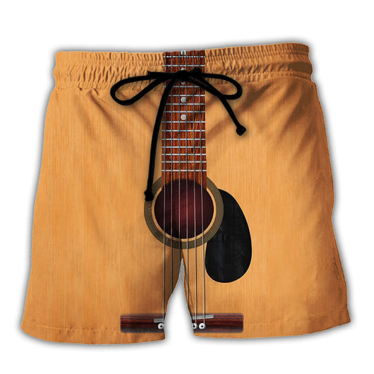 Guitar Beach Shorts For Resort Getaways And Leisure And Relaxation