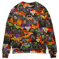 Monster Truck Packed Power Sweater For Road Trips Weekend Gatherings And Thoughtful Gift Giving