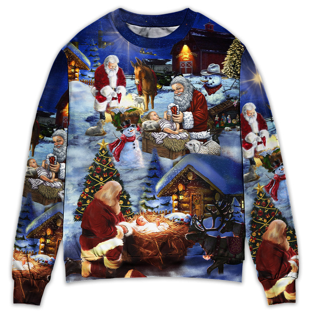 Christmas Jesus Best Gift Ever Sweater For Family Gatherings Winter Travel And Everyday Seasonal Comfort
