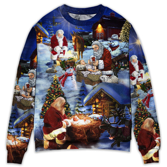 Christmas Jesus Best Gift Ever Sweater For Family Gatherings Winter Travel And Everyday Seasonal Comfort