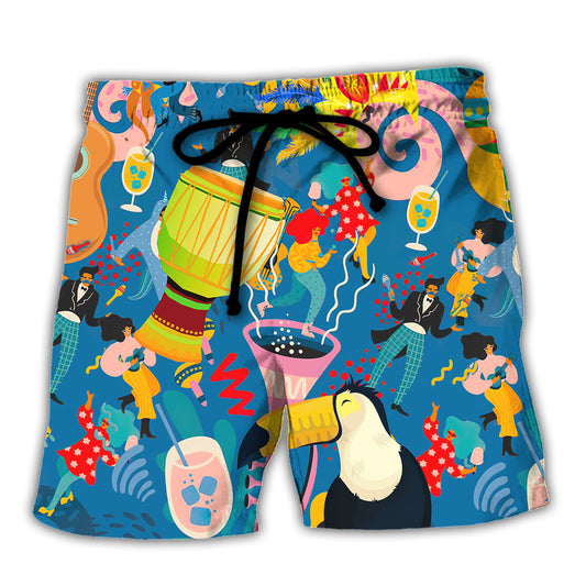 Carnival Life Is A Carnival Beach Shorts For Coastal Adventures And Resort Days