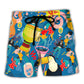Holiday Carnival Beach Shorts For Weekend Travel And Travel Ready Comfort