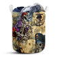 Small Size Skull Amazing Pirate Hunting Laundry Basket For Bathroom Bedroom Storage