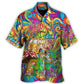 Hippie Adventure Dream Hawaiian Shirt All Over Print Detail For Thoughtful Gifting
