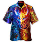 Dragon Artistic Hawaiian Shirt For Beach Party And Coastal Style
