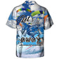 Parasailing Shark Hawaiian Shirt For Island Vacations, Resort Wear, And Relaxed Seasonal Style