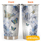 Butterfly Family Jewelry Golden Personalized 20 Oz Tumbler For Coffee Travel And Daily Drinks