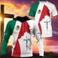 Mexican Faith Theme Hoodie For Community Gatherings Seasonal Outings And Relaxed Comfort