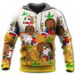 Christmas Santa Beer Cheerful Hoodie For Festive Family Moments Winter Wear And Holiday Gift Ideas